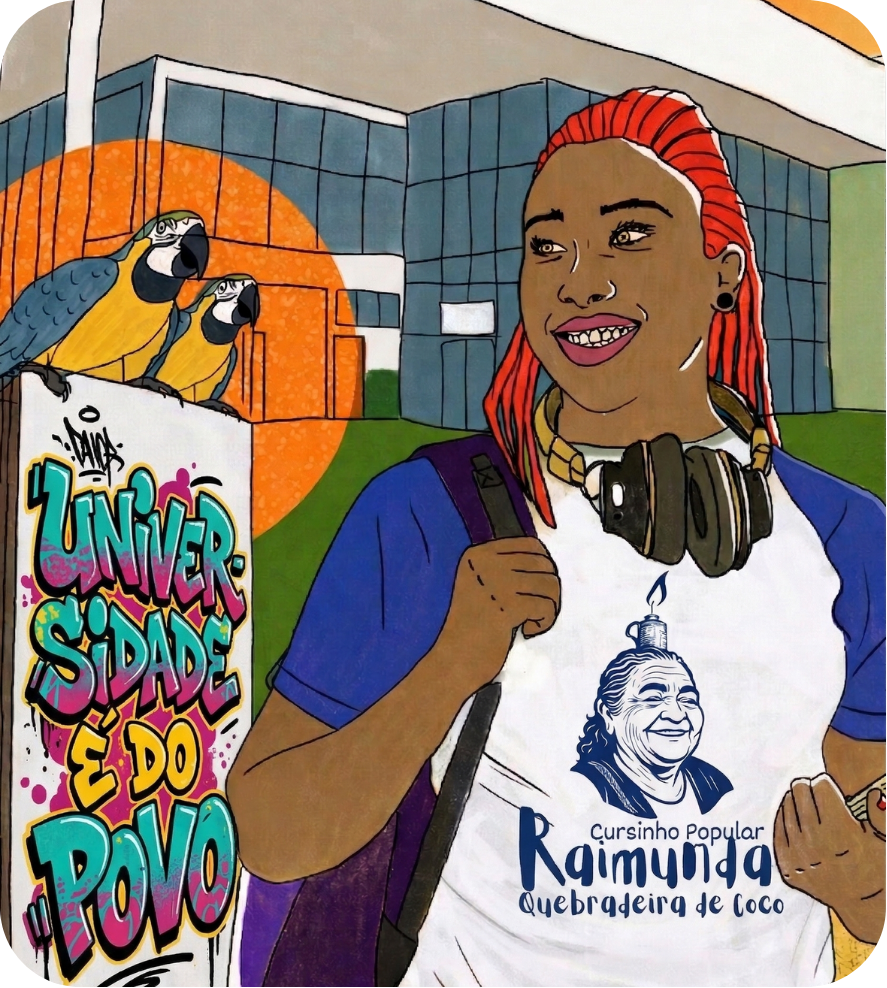 Banner do Cursinho Dona Raimunda